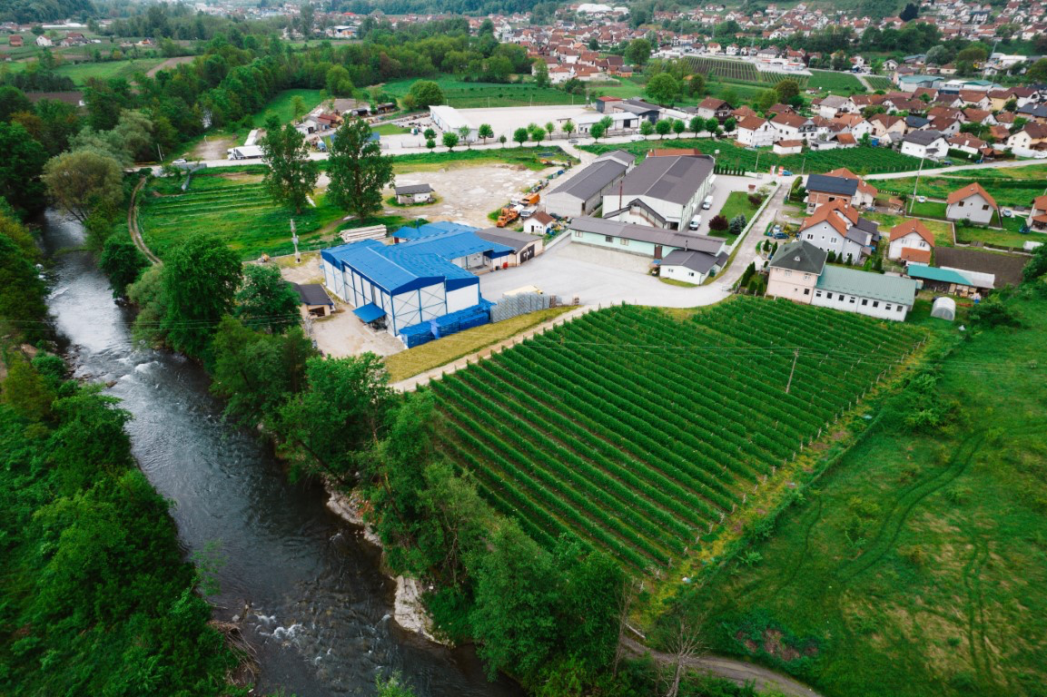 Our cold-storage and processing facility